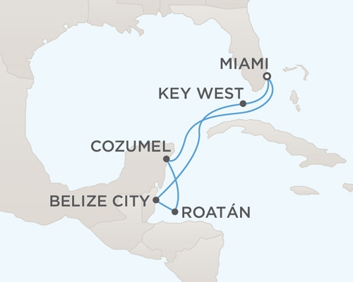 Karaiby Zachodnie - Miami - Seven Seas Navigator