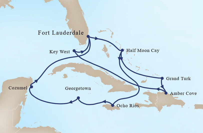 Karaiby - Fort Lauderdale - Eurodam