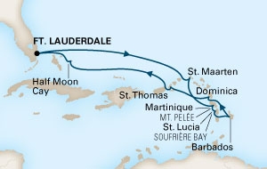 Karaiby - Fort Lauderdale - Koningsdam