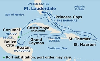 Karaiby - Fort Lauderdale - Sky Princess
