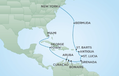 Karaiby - Nowy Jork - Seven Seas Navigator
