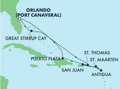 Karaiby i Bahamy - Port Canaveral - Norwegian Getaway
