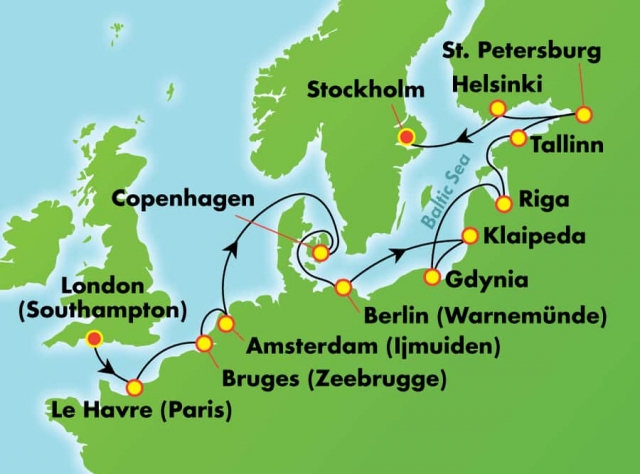 Morze Bałtyckie ALL INCLUSIVE - Southampton - Norwegian Sp..