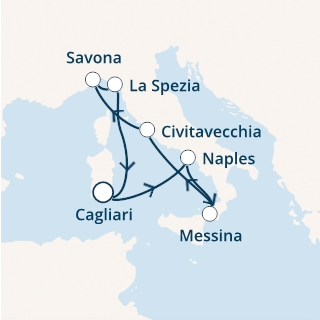 Morze Śródziemne - Cagliari - Costa Smeralda