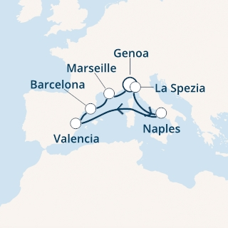 Morze Śródziemne - Genua - Costa Firenze