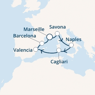Morze Śródziemne - Marsylia - Costa Diadema