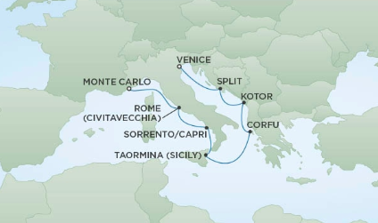 Morze Śródziemne - Monte Carlo - Seven Seas Mariner