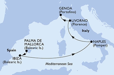 MoRze Śródziemne - Palma de Mallorca - MSC Fantasia