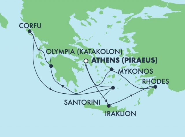 Morze Śródziemne - Pireus - Norwegian Jade