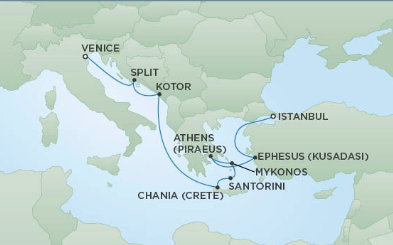 Morze Śródziemne - Wenecja - Seven Seas Splendor