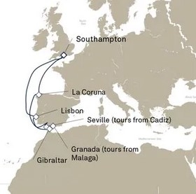 Morze Śródziemne-Southampton-Queen Victoria