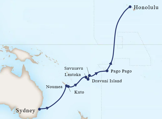 Wyspy Pacyfiku - Sydney - Noordam