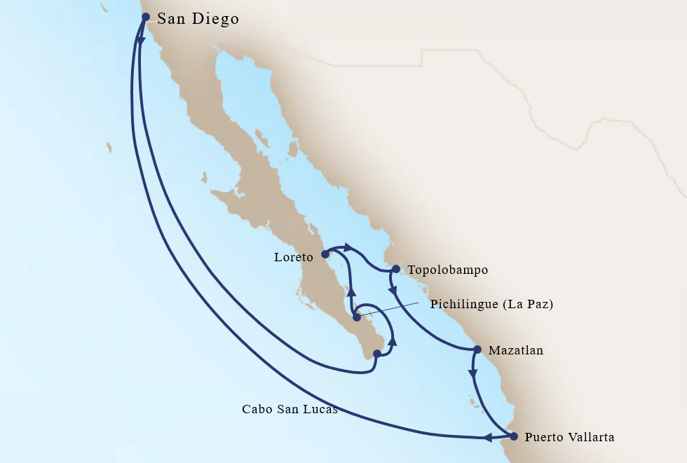 Riwiera Meksykańska - San Diego - Maasdam